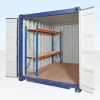 1050-2-Tier-Racking-for-10ft-960x640-1-600x400-1 Adjustable, Heavy Duty Two Tier Container Racking (Single Bay)