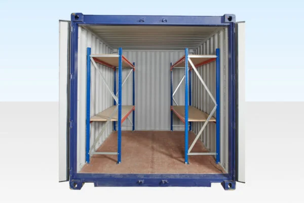 1050-2-Tier-Racking-for-10ft-Both-Sides-960x640-1-600x400-1 Adjustable, Heavy Duty Two Tier Container Racking (Single Bay)
