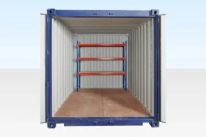 1066-3-Tier-Racking-End-Container-960x640-1-600x400 Adjustable, Heavy Duty Three Tier Racking for Rear of Container