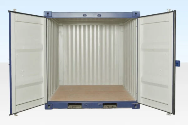 12-8ft-Dark-Blue-container-open-final-960x640-1-600x400-1 8Ft Shipping Container One Trip (Blue)