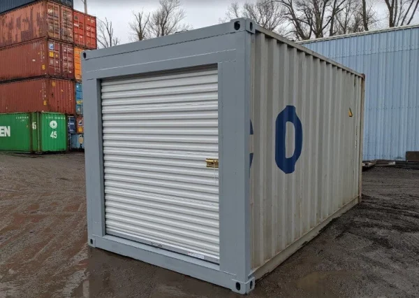 16ft-shipping-container-with-roll-up-door 16Ft Storage Container With Roll-Up Door