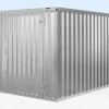 3m x 2.1m Flat Pack Storage Container – Galvanised