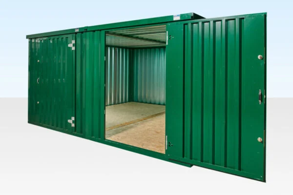 971-Linked-FlatPack-Containers-1-960x640-1-600x400-1 3M X 4.2M Side Linked Flat Pack Container Bundle (Powder Coated)