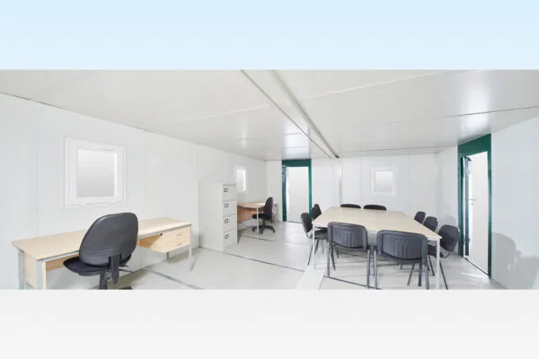 6.5M X 4.6M Side Linked Flat Pack Container Office