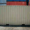 New-DD-beige 20ft Long Doubledoor Containers in 8’6′ High and 9’6″ High